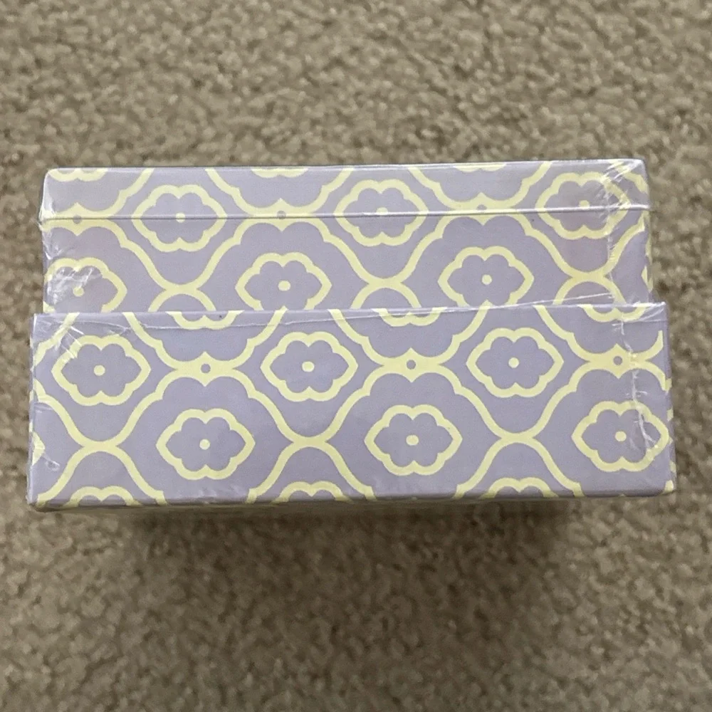 New DCWV 6 Pack Small Nesting Gift Boxes w/ Lids 5”x5”x3” Square Purple